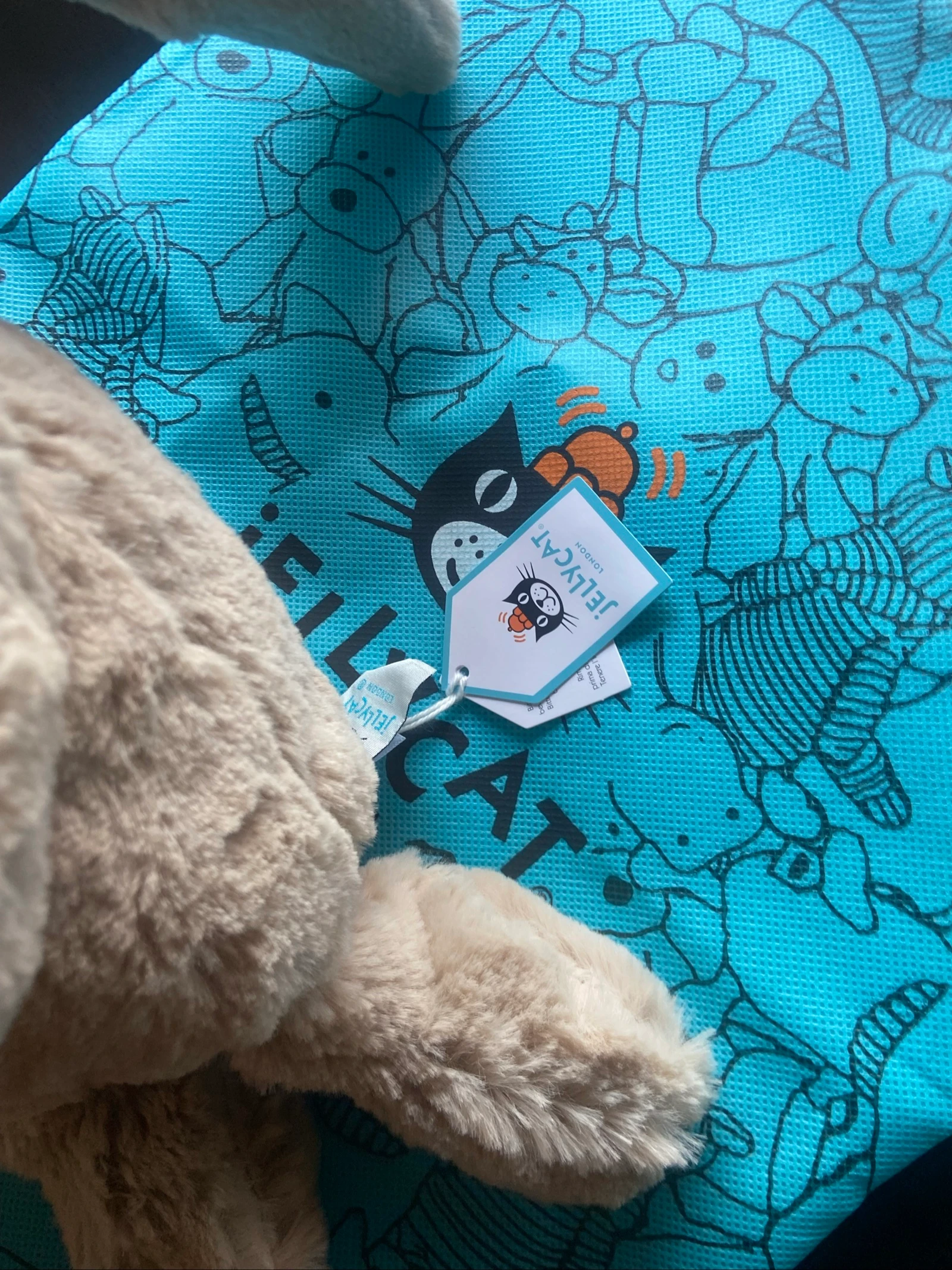 Jellycat rabbit with birthday cake new – photo 4